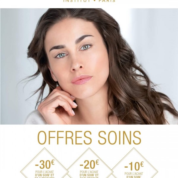 - 10€ ou - 20€ ou - 30€ sur votre soin du visage